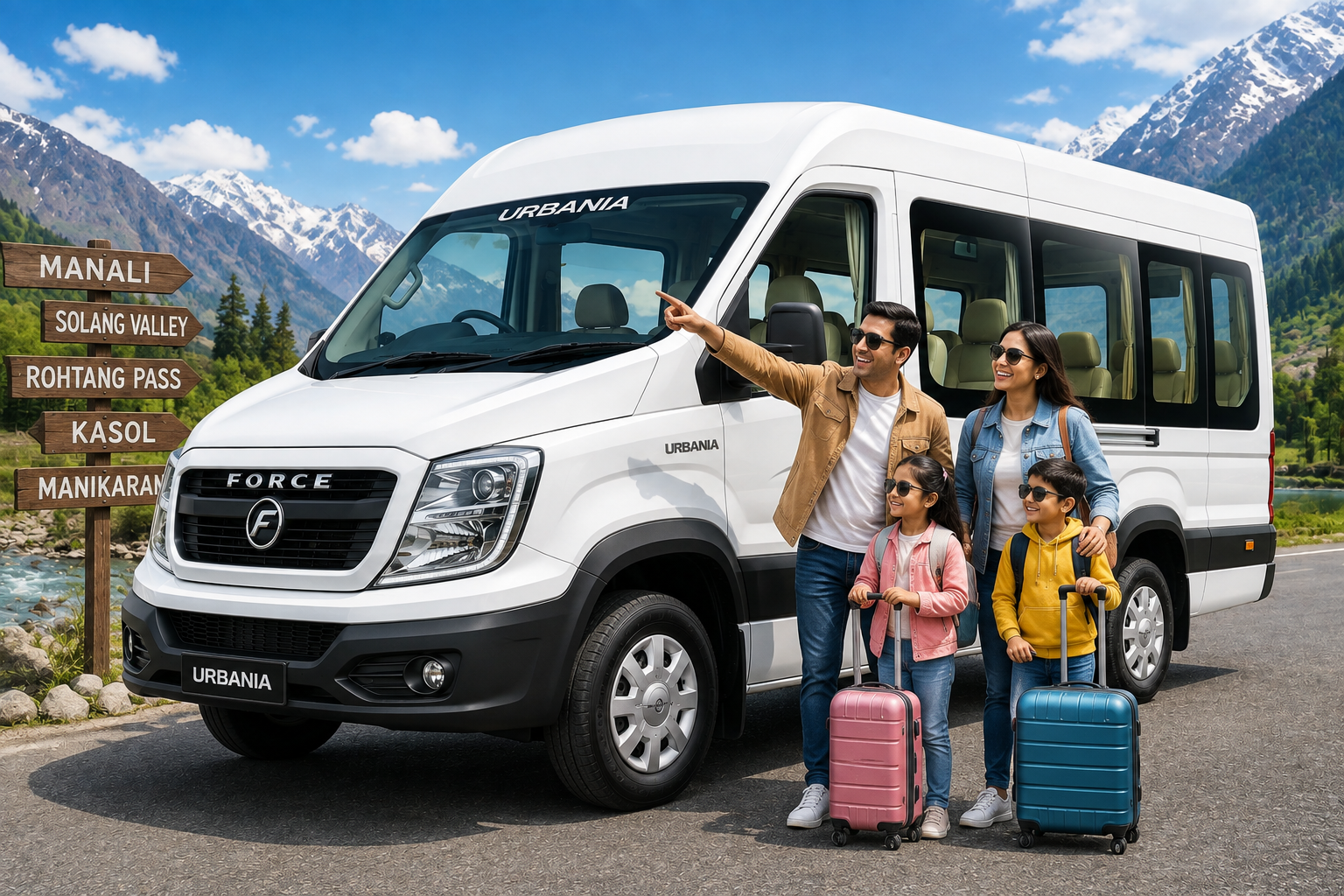 Urbania Tempo Traveller on Rent in Delhi for Family Trips